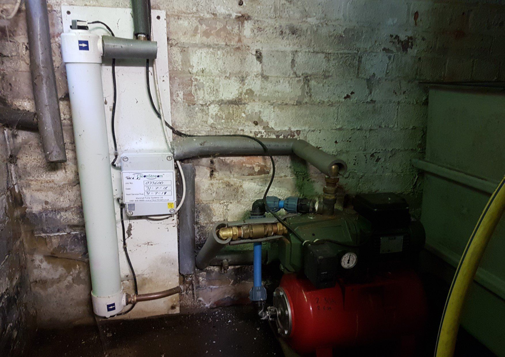 Private Water Supply Installation In Romiley, Cheshire