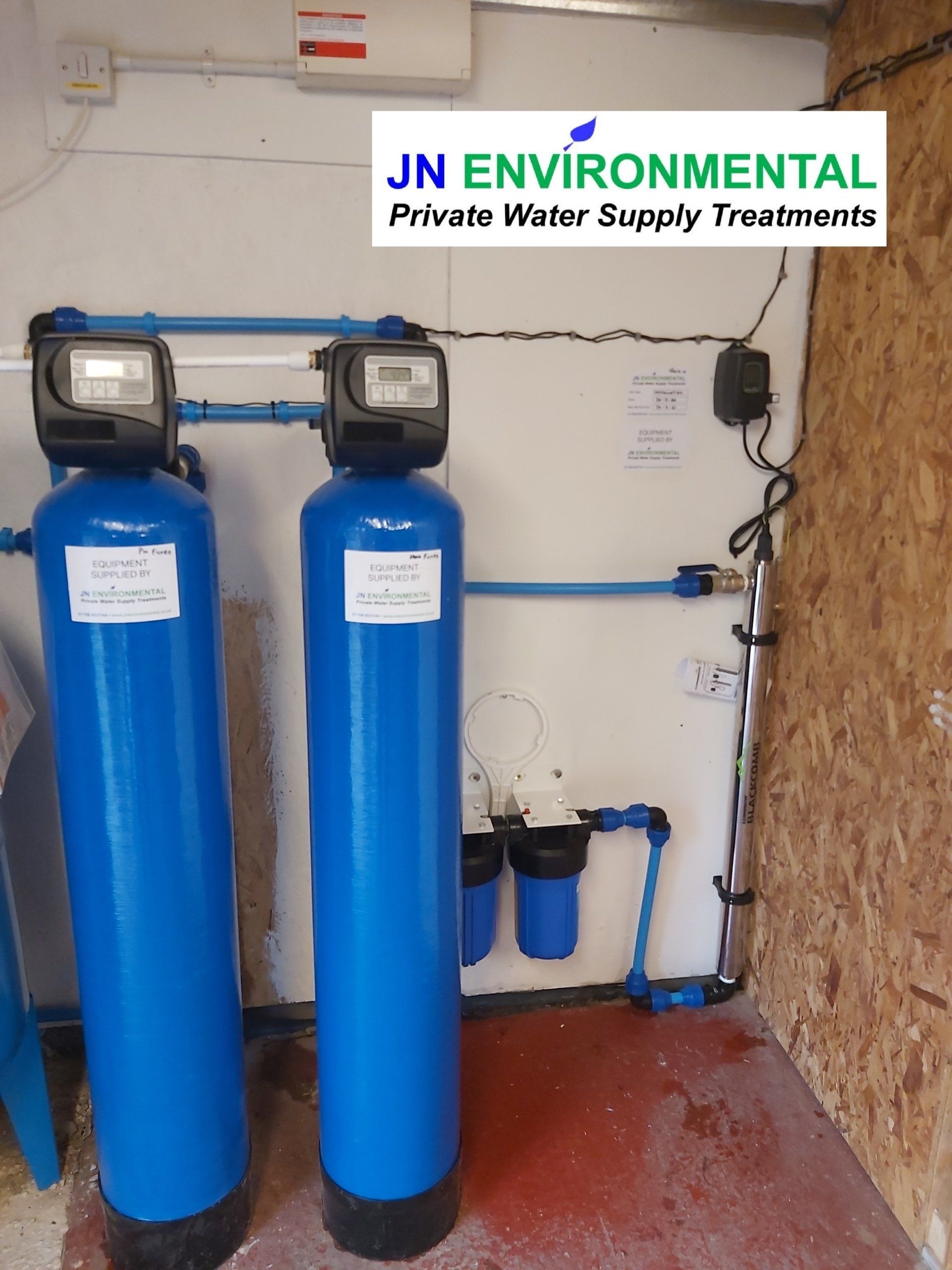 Borehole water supply system installation in Burnley, Lancashire