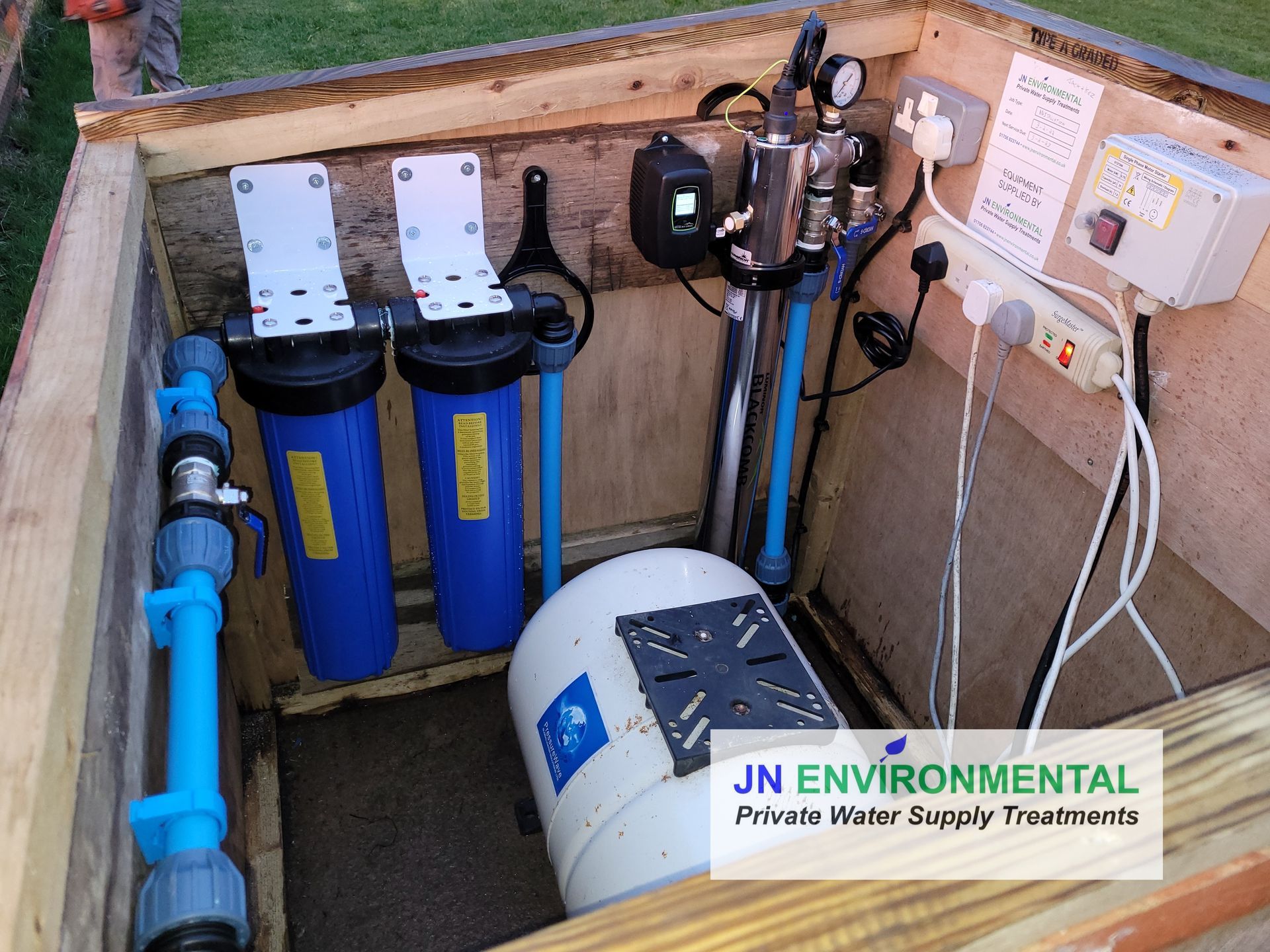 Borehole Water Filter System Installation In Mytholmroyd, West Yorkshire | Private Water Supply