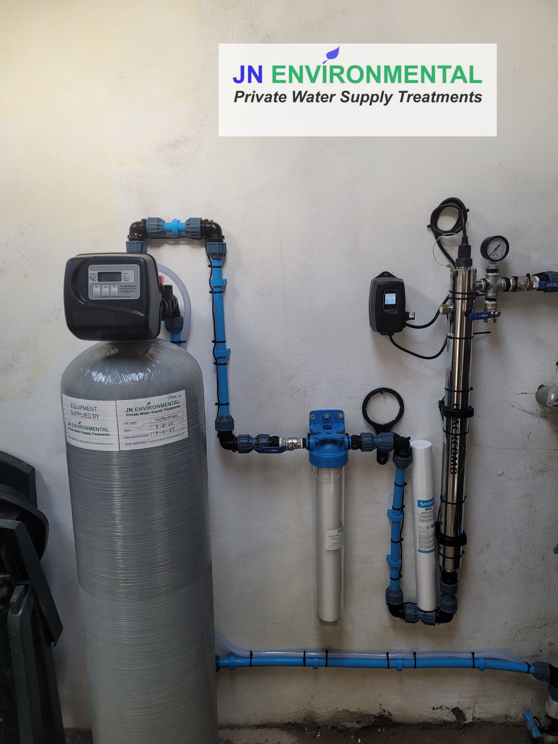 domestic property with a private water supply | domestic property with a borehole | domestic property with a water spring