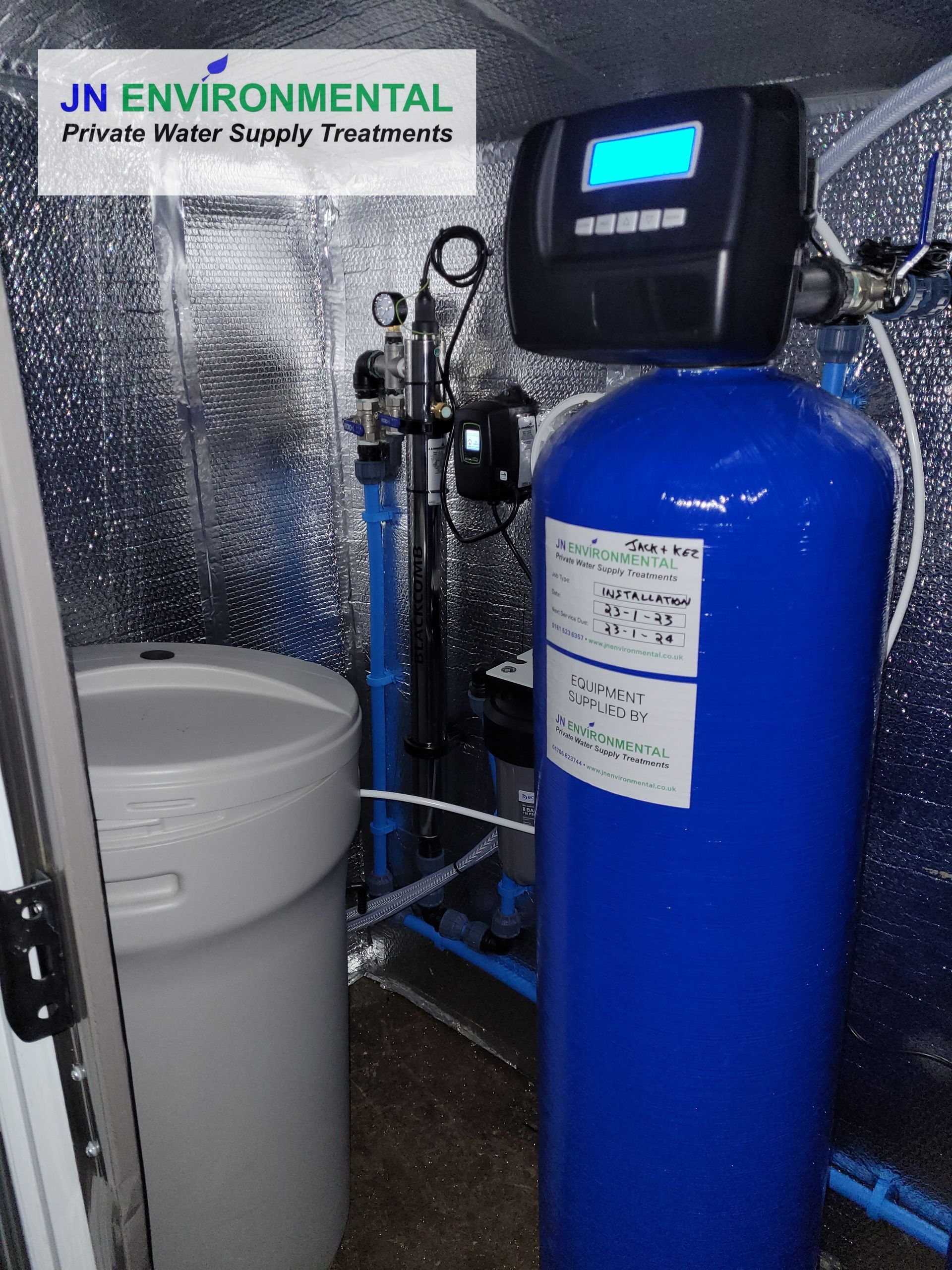 Borehole Water Filter System Installation In Darwen, Lancashire | Private Water Supply