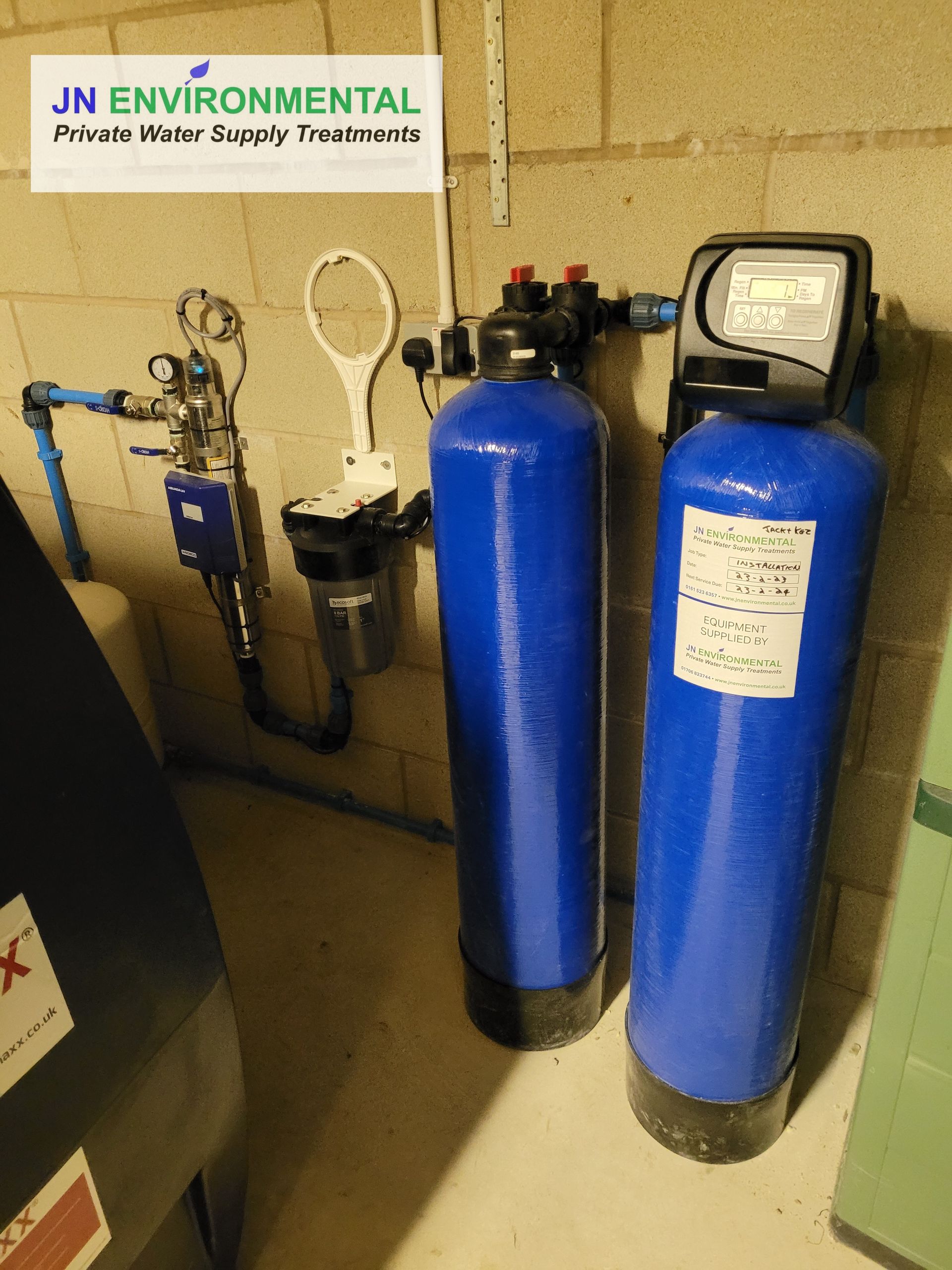 Borehole Water Filter System Installation In Bury, Lancashire | Private Water Supply
