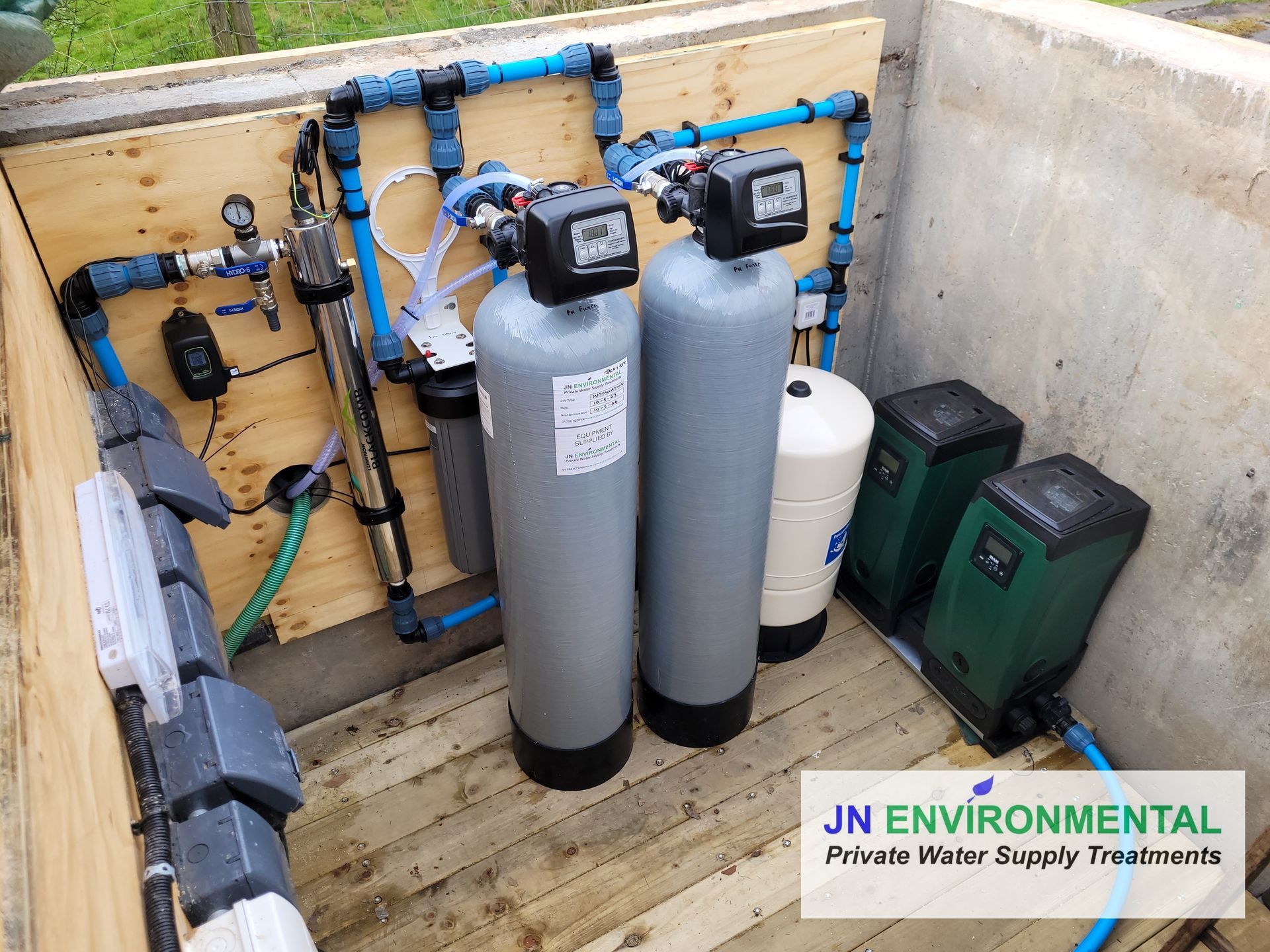 Spring Water Filter System Installation In Littleborough, Lancashire | Private Water Supply