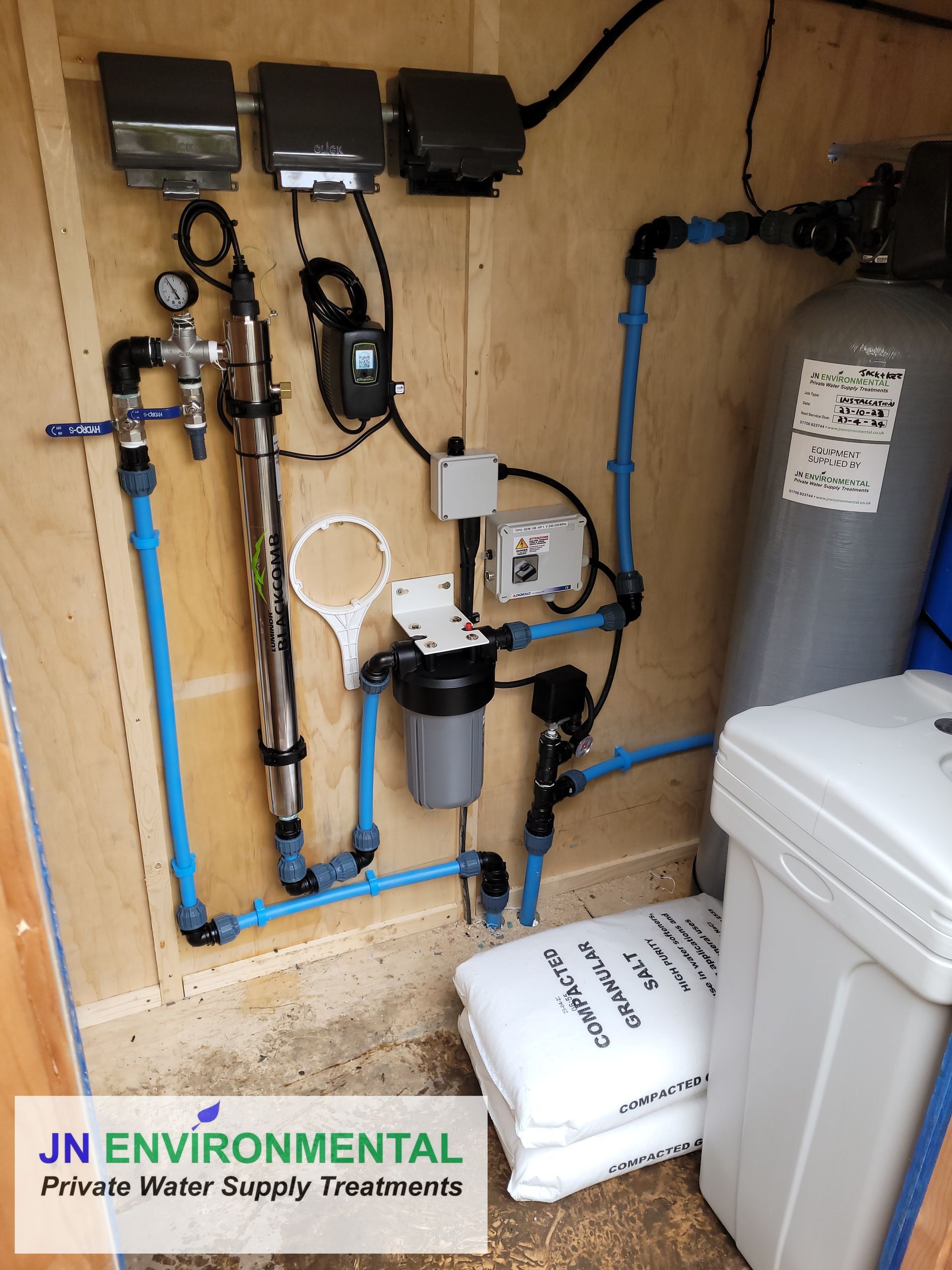 Borehole Water Filter System Installation In Whalley, Lancashire | Private Water Supply