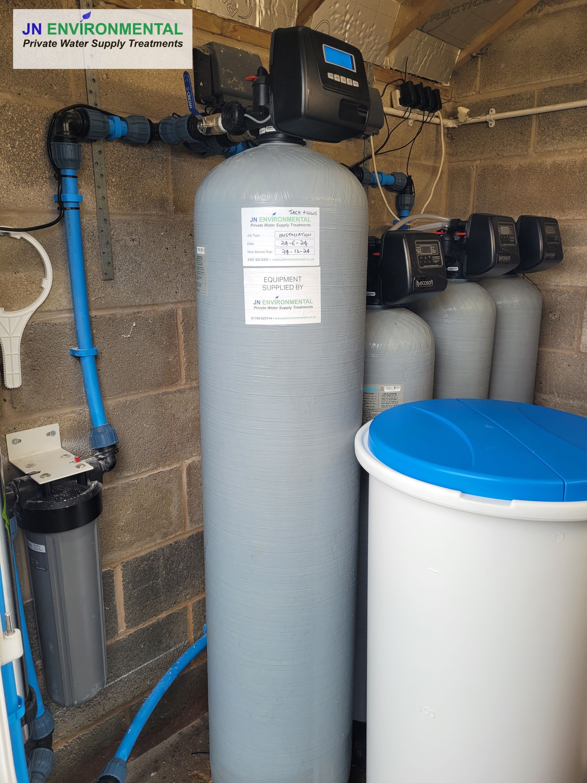 Borehole Water Filter System Installation In Turton, Lancashire | Private Water Supply