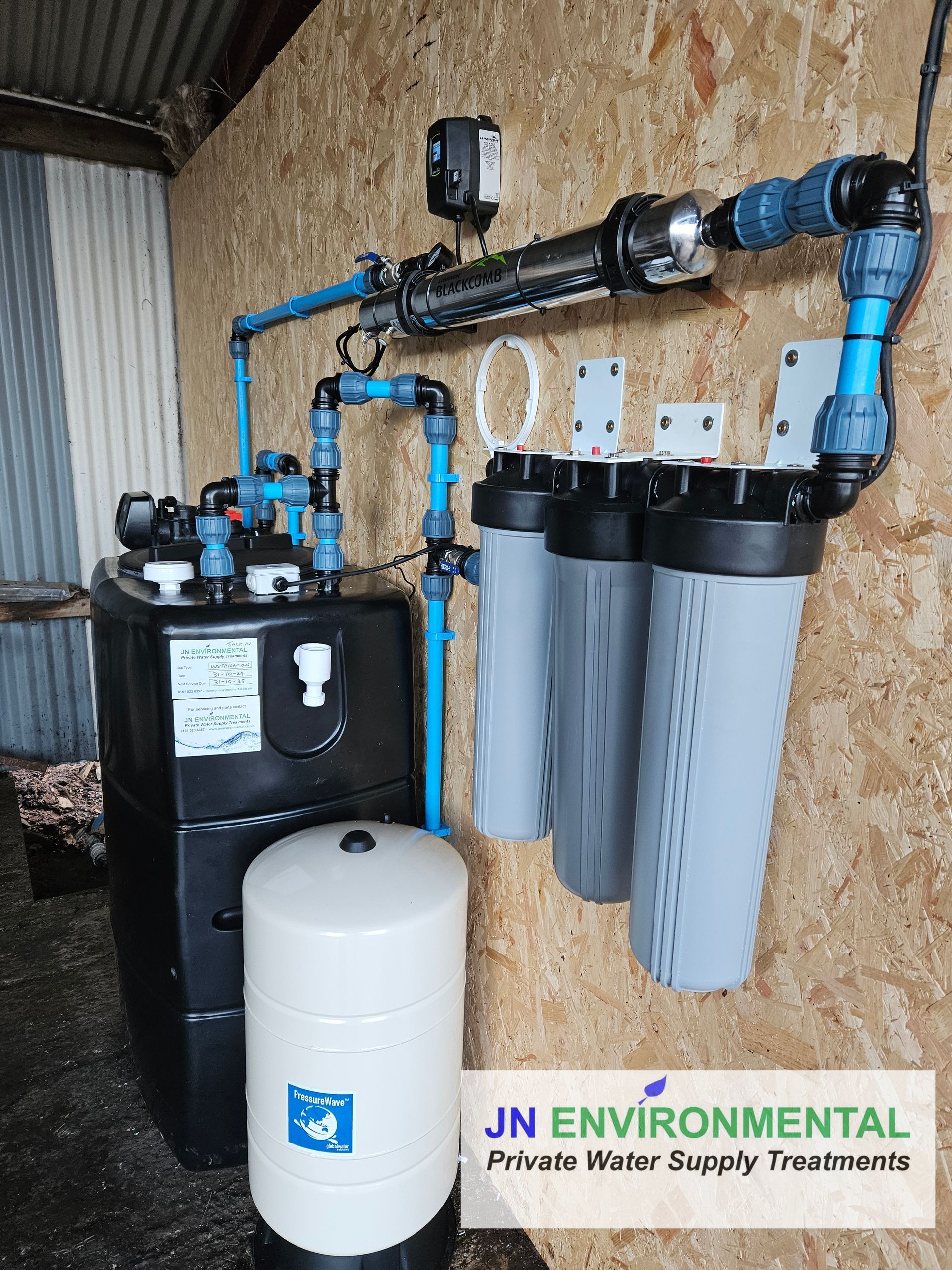 domestic property with a private water supply | domestic property with a borehole | domestic property with a water spring