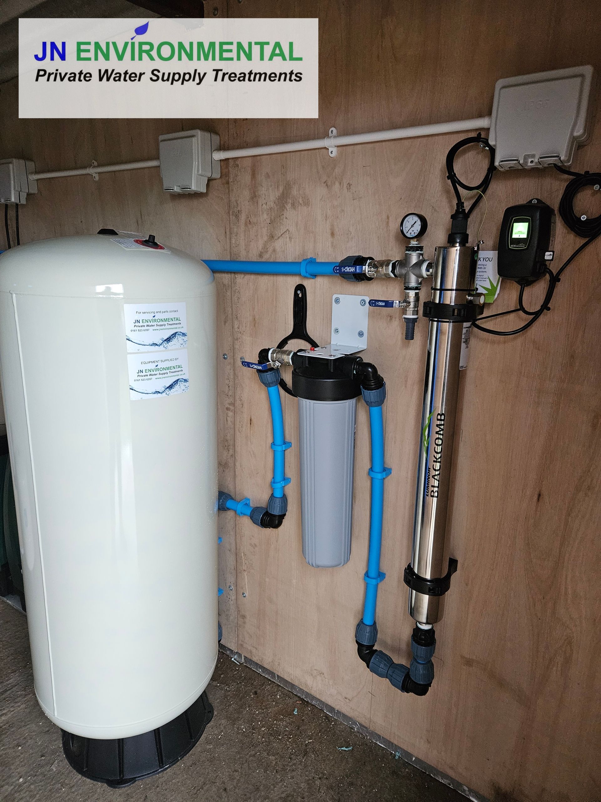 Borehole Water Filter System Installation In Blackburn, Lancashire | Private Water Supply