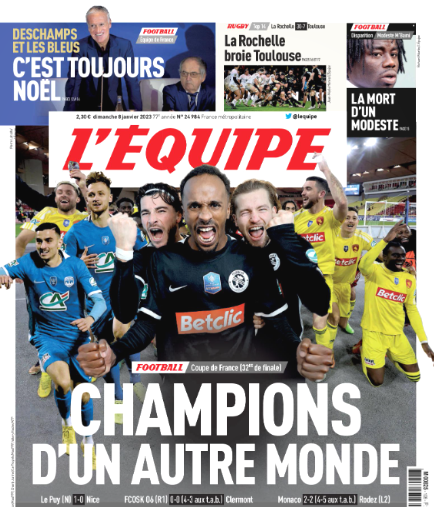 l'équipe magazine de football