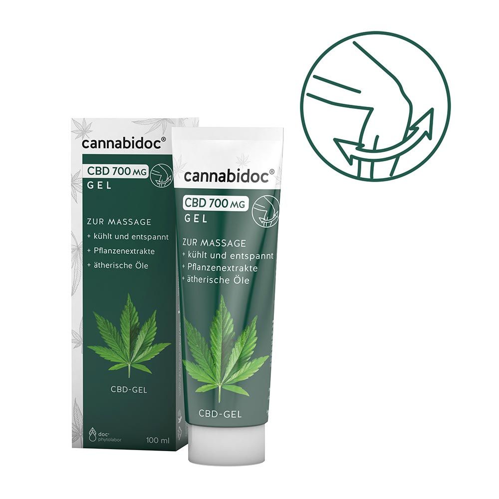 cannabidoc® CBD 700 MG GEL zur Massage cannabidoc® CBD 700 MG GEL zur Massage