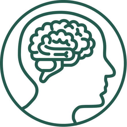 nerven icon mit gehirn nerven icon mit gehirn