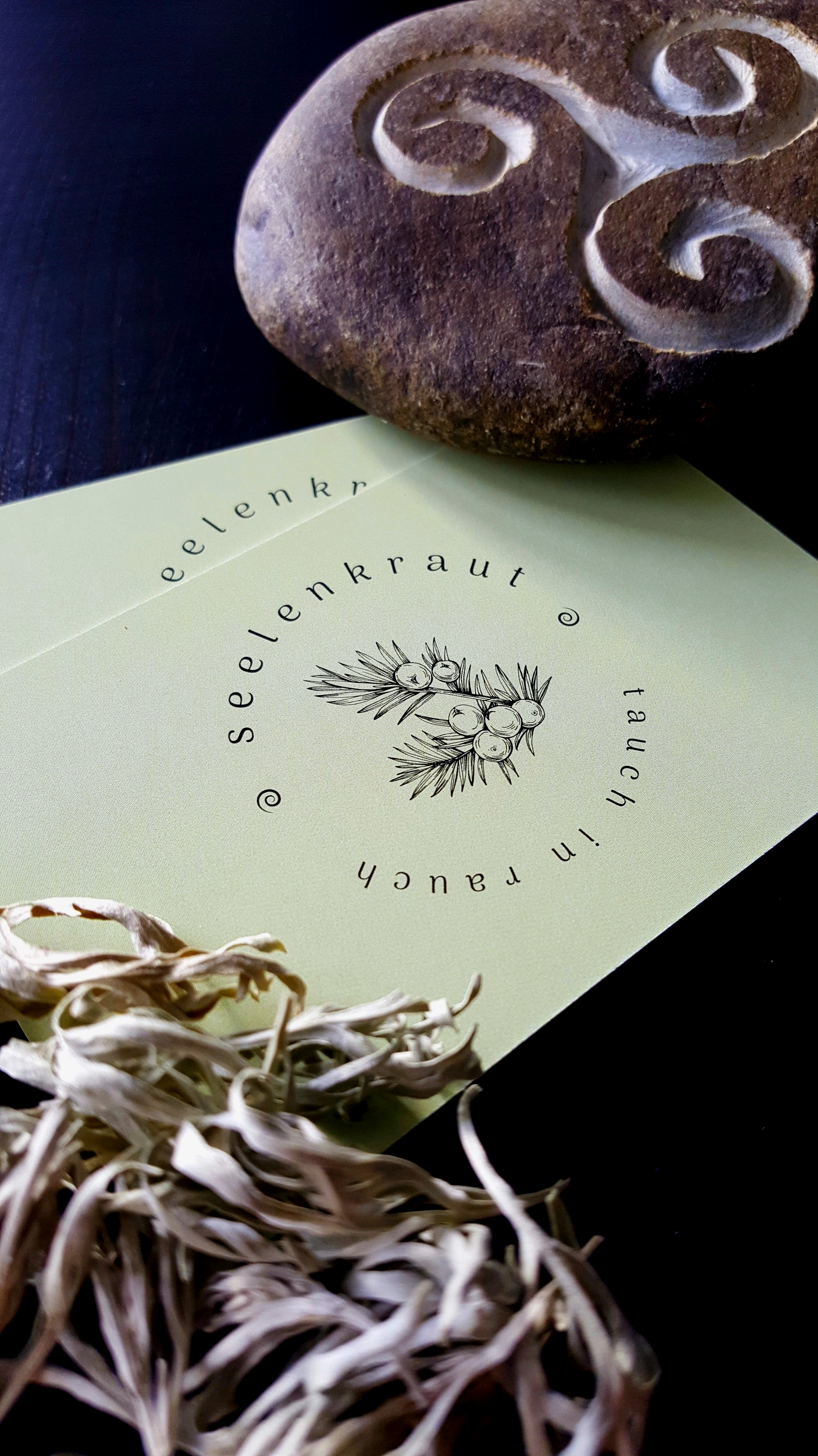 Visitenkarten Seelenkraut Visitenkarten Seelenkraut