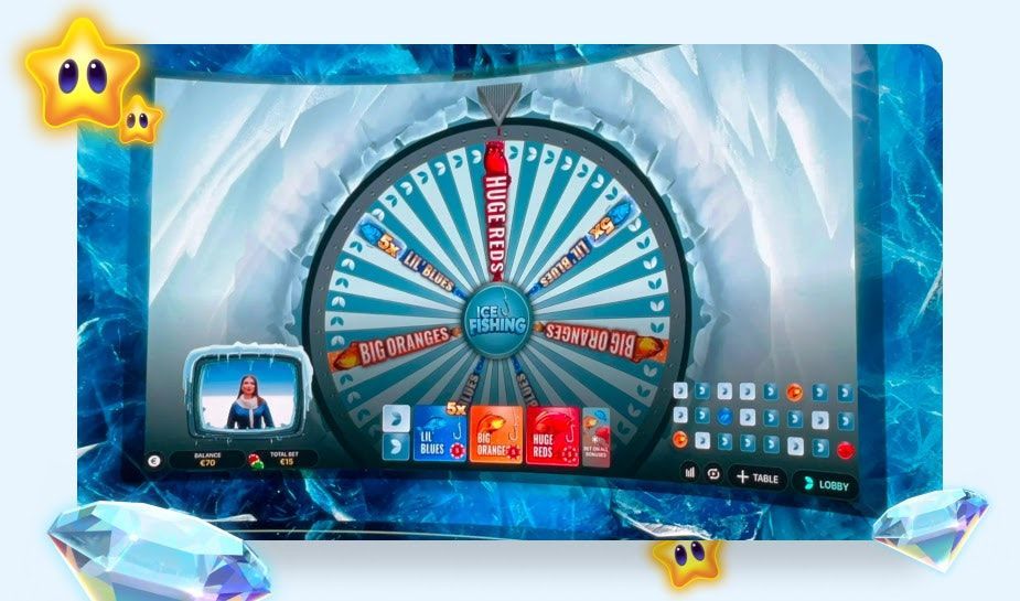 jeu de casino en ligne en direct Ice Fishing compatible sur iPhone