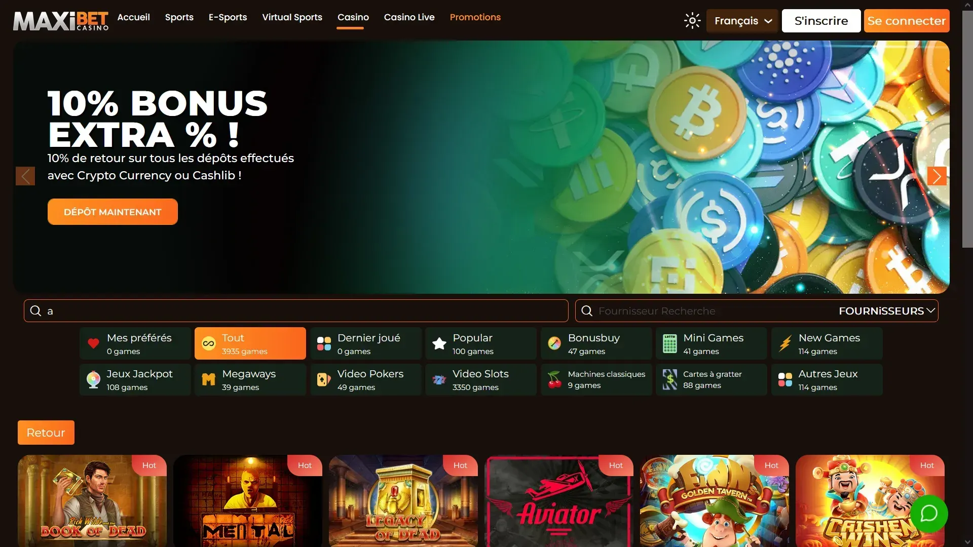 jouer au vidéo poker en ligne sur un iPhone sur Maxibet Casino
