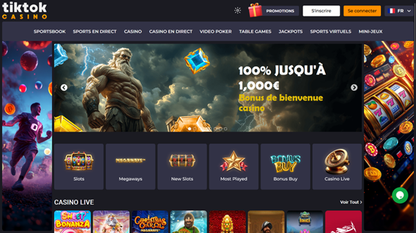 Tiktok Casino : le casino en ligne le plus populaire parmi les joueurs sur iPhone francophones
