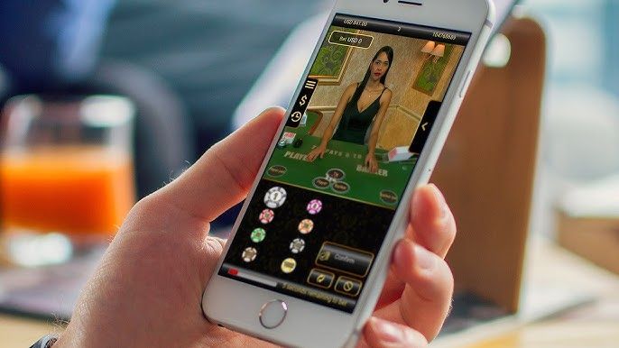 baccara en ligne avec croupiers en direct pour iPhone