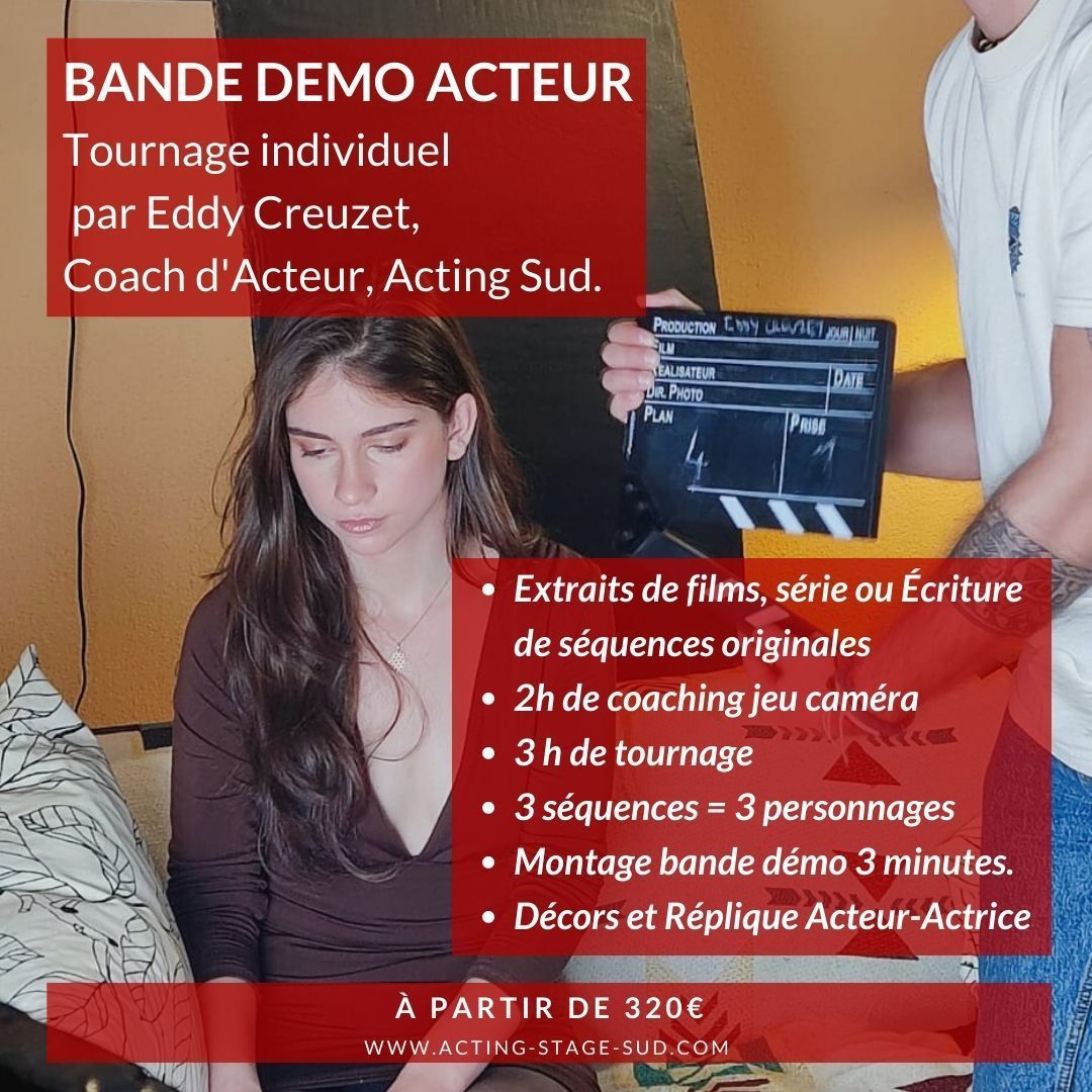 Acting Sud – École d’acteur: Realisation de ta bande démo acteur actrice  jeu face caméra à Aix-en-Provence (près de Marseille)
