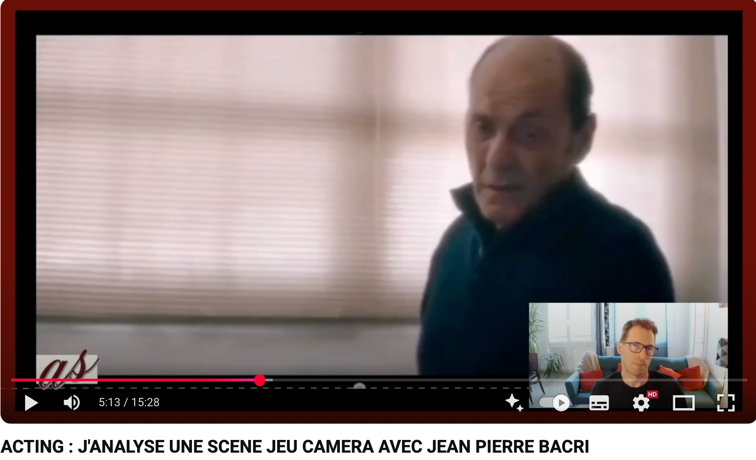 Un nouveau format pour analyser des scènes de jeu caméra : d’abord chez les pros, puis chez les amateurs.
L’objectif : observer, comprendre et progresser.
Je propose des pistes concrètes de travail à partir de scènes réelles, pour que chacun puisse renforcer sa présence et sa justesse devant la caméra.
Ce n’est pas une leçon, c’est une invitation à réfléchir comme un acteur.