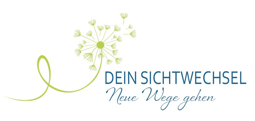 Logo Dein Sichtwechsel mit Pustblume und Schriftzug