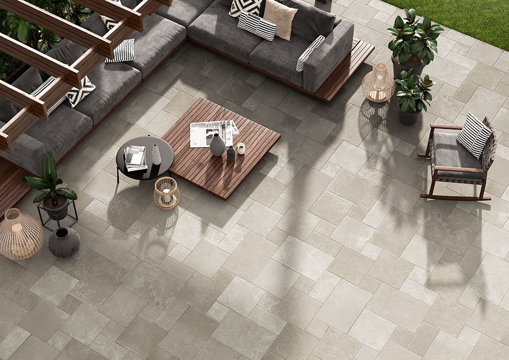 Feinsteinzeug Fliese für Terrassen Coem Loire