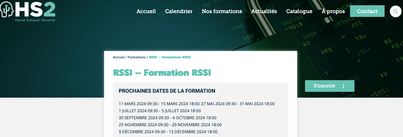 Formation RSSI HS2
