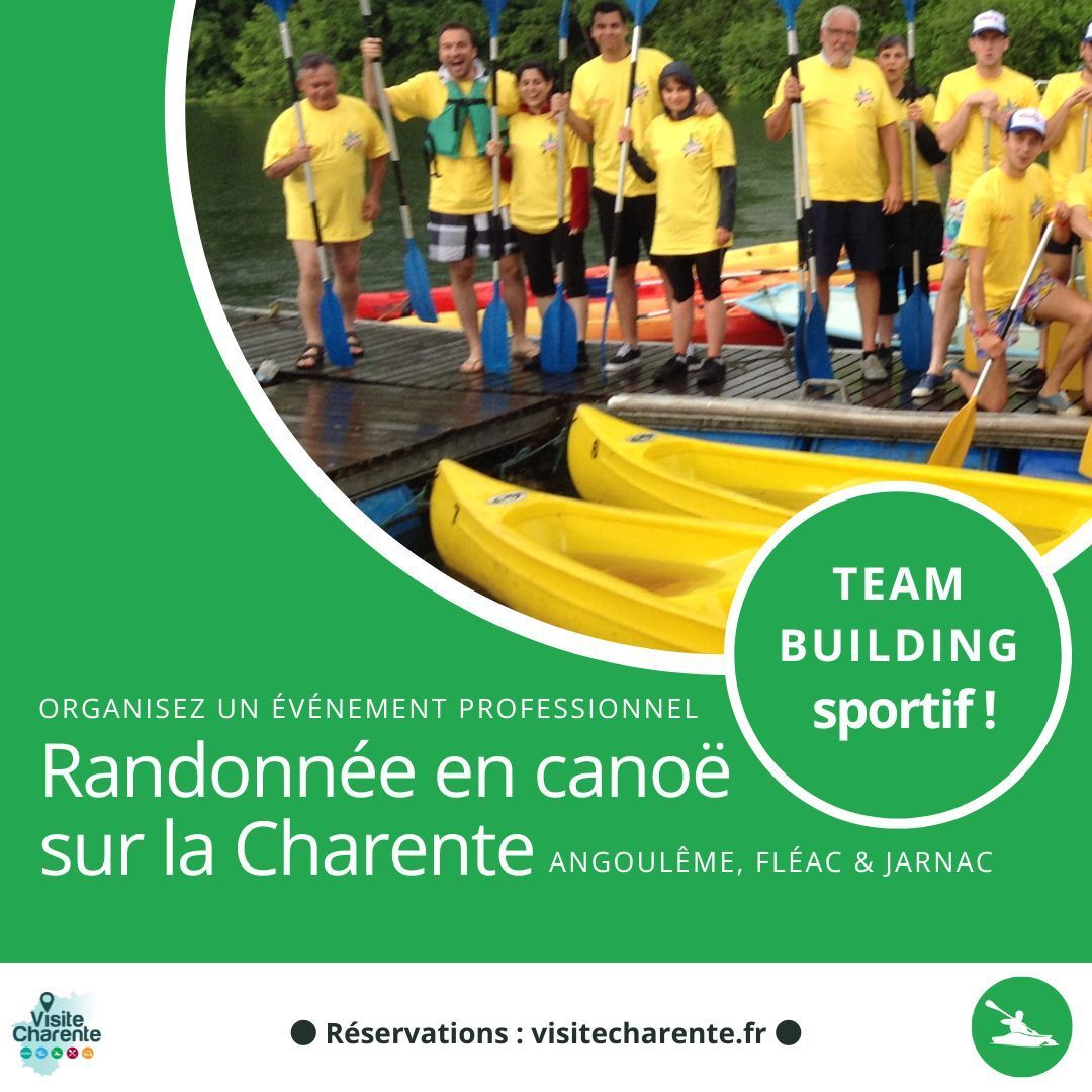 team building randonnée fluviale charente