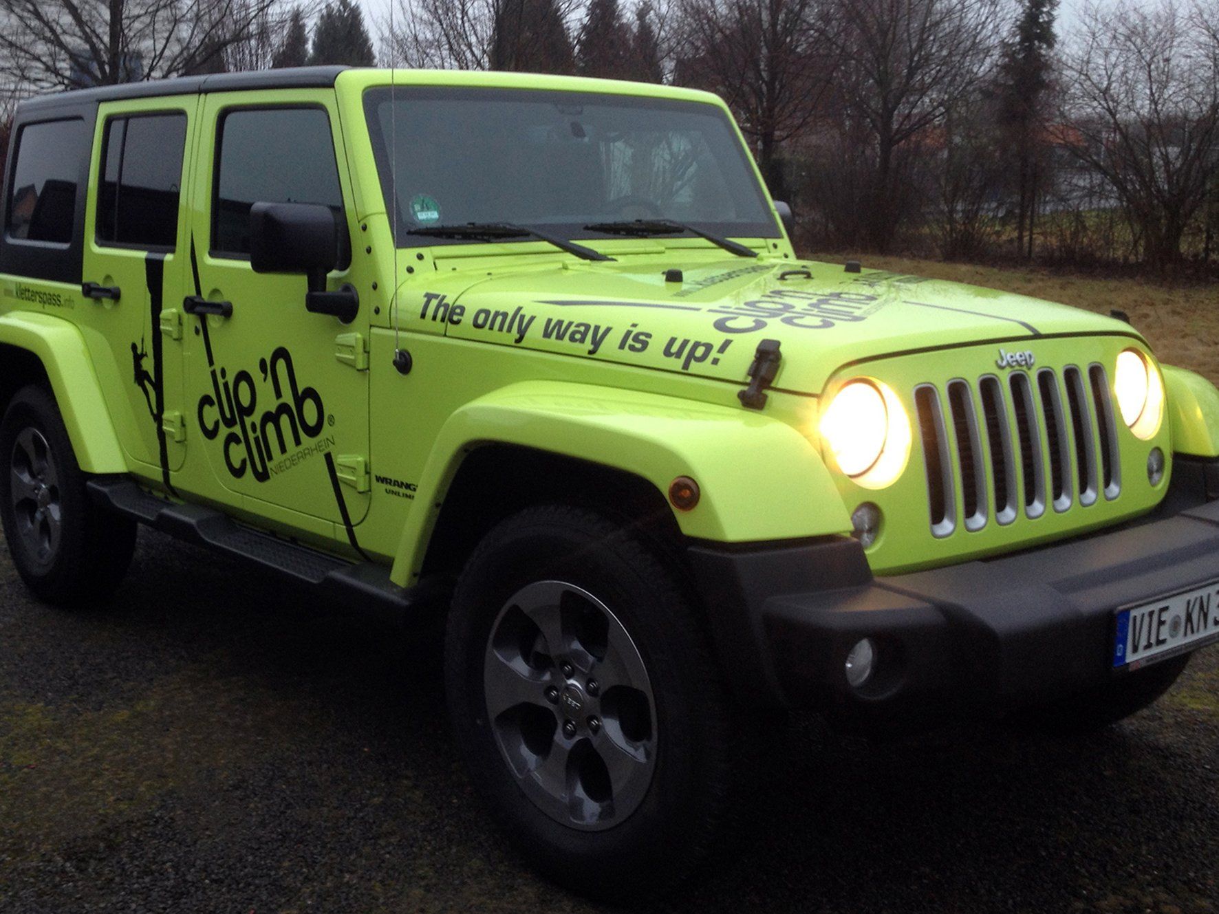 Artist Werbung - KFZ Werbung Kletterhalle