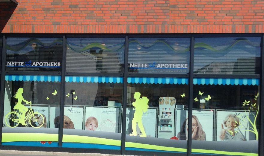 Artist Werbung - Schaufenster Beklebung