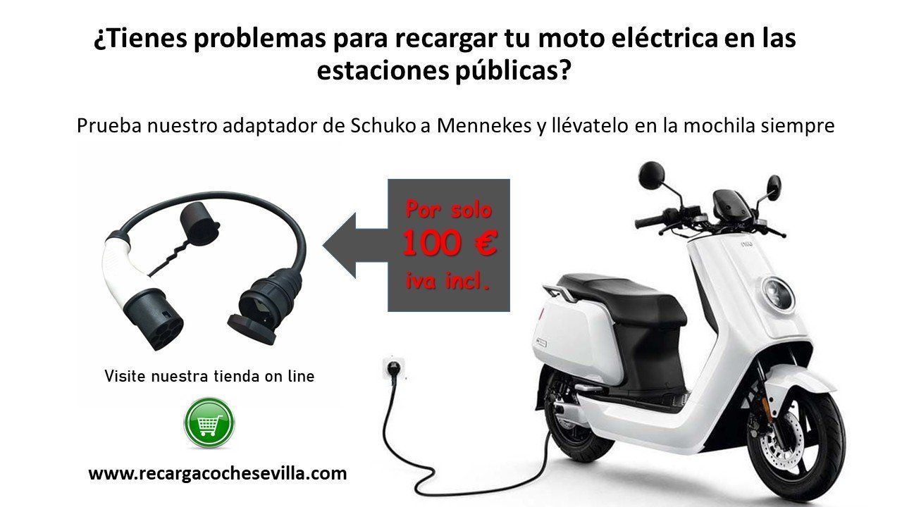 instalación cargador moto eléctrica en Sevilla