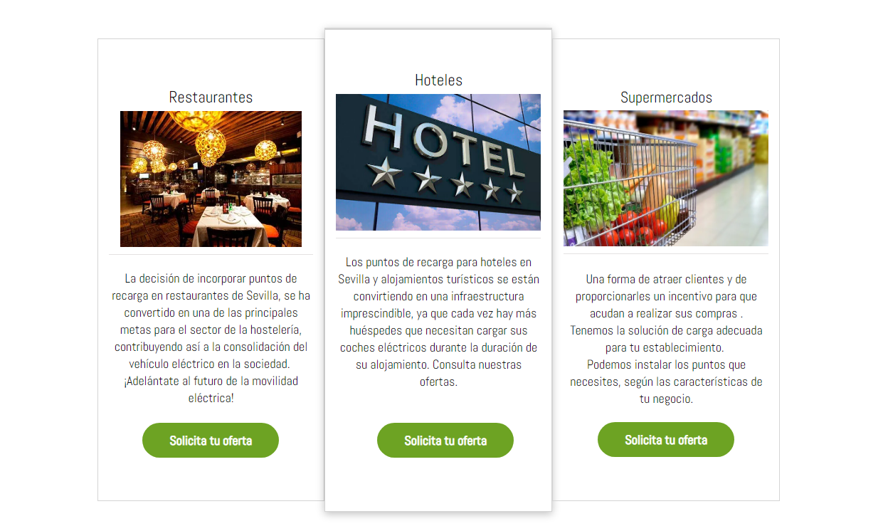 los mejores cargadores para coches eléctricos en Sevilla ofertas instalación punto de recarga para empresas en sevilla