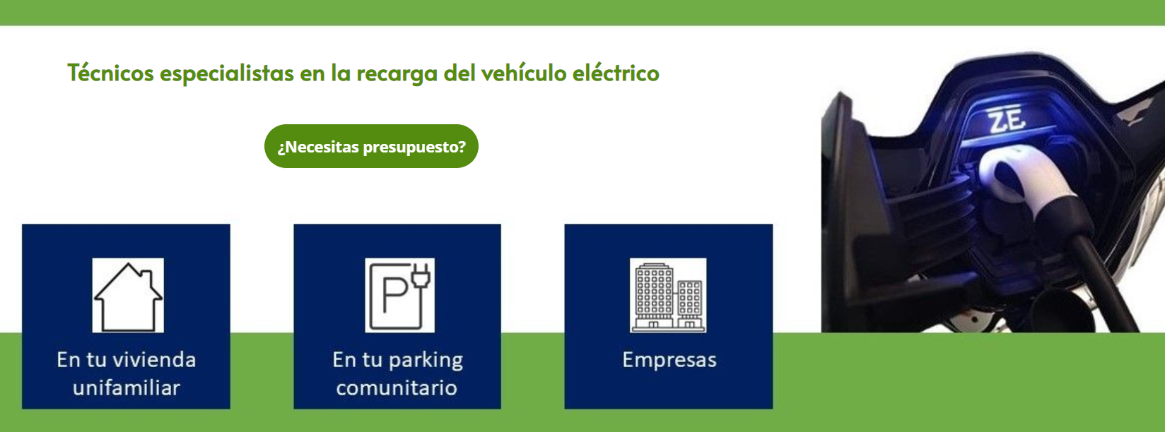presupuesto para punto de recarga vehículos eléctricos empresas instaladoras de puntos de recarga vehículos eléctricos en Sevilla