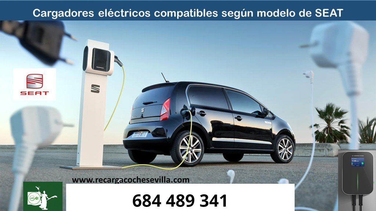 venta de cargadores cpmpatibles Seat electric en Sevilla empresas instalación punto de recarga Seat eléctrico en Sevilla