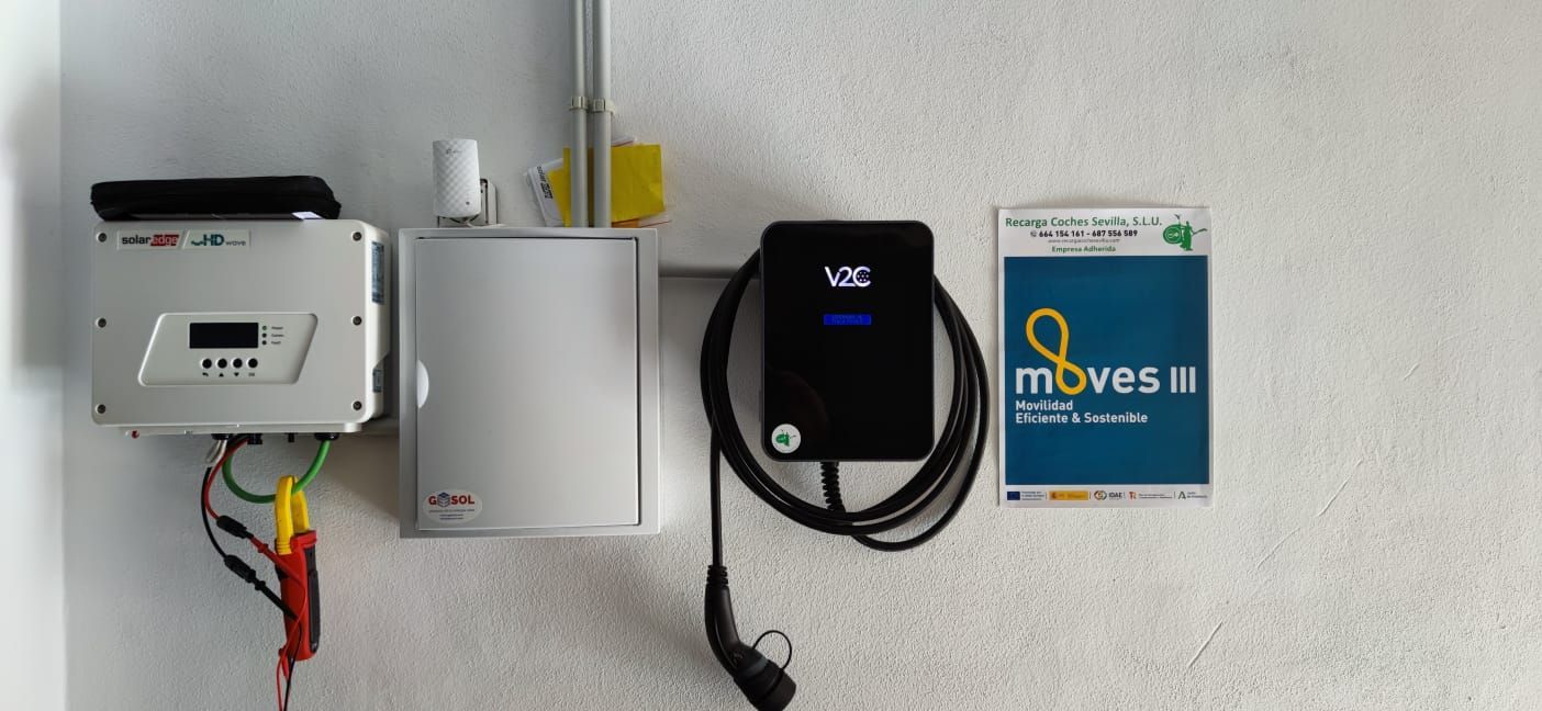 empresas oficiales instalación cargadores V2C en Sevilla