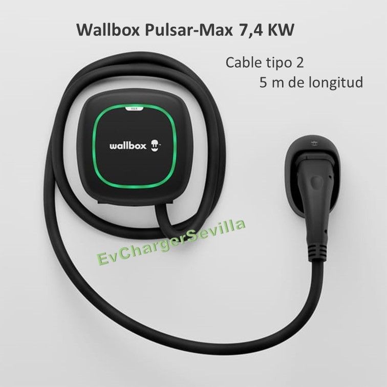 cargadores Wallbox Pulsar Max monofásico para vehículo eléctrico empresas instaladoras de cargadores Wallbox Pulsar Max monofásico para vehículo eléctrico en Sevilla