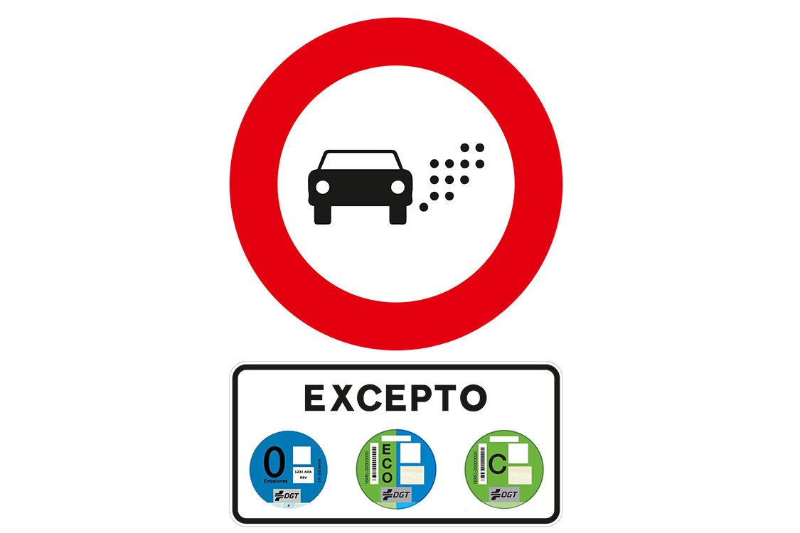 sitios restringidos para circular con vehículos de combustión en Sevilla
