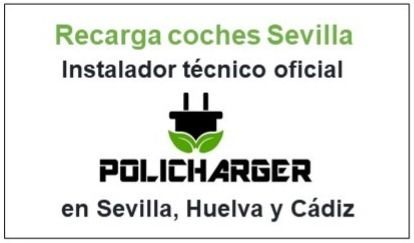 empresa oficial distribuidora de cargadores Policharger técnicos instaladores oficiales de cargadores de coches eléctricos Policharger Sevilla
