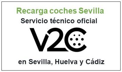 empresa oficial distribuidora de cargadores V2C técnicos instaladores oficiales de cargadores de coches eléctricos V2C en Sevilla