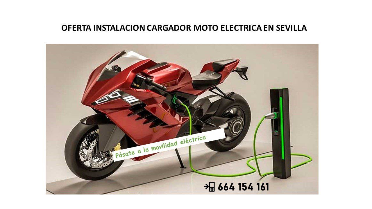 oferta instalación punto de recarga moto eléctrica en Sevilla