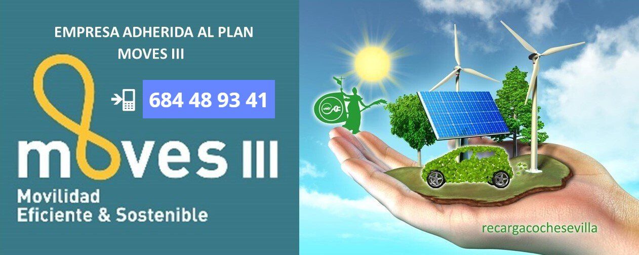 ahorra con un vehículo eléctrico en Sevilla subvención para la instalación de un punto de recarga vehículo eléctrico en Sevilla