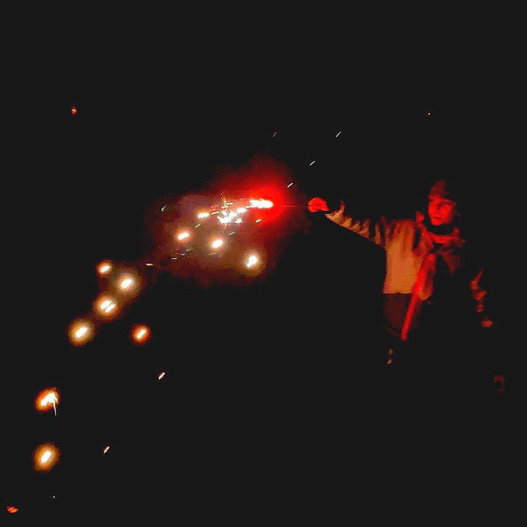 Kinderfeuerwerk zur Feier