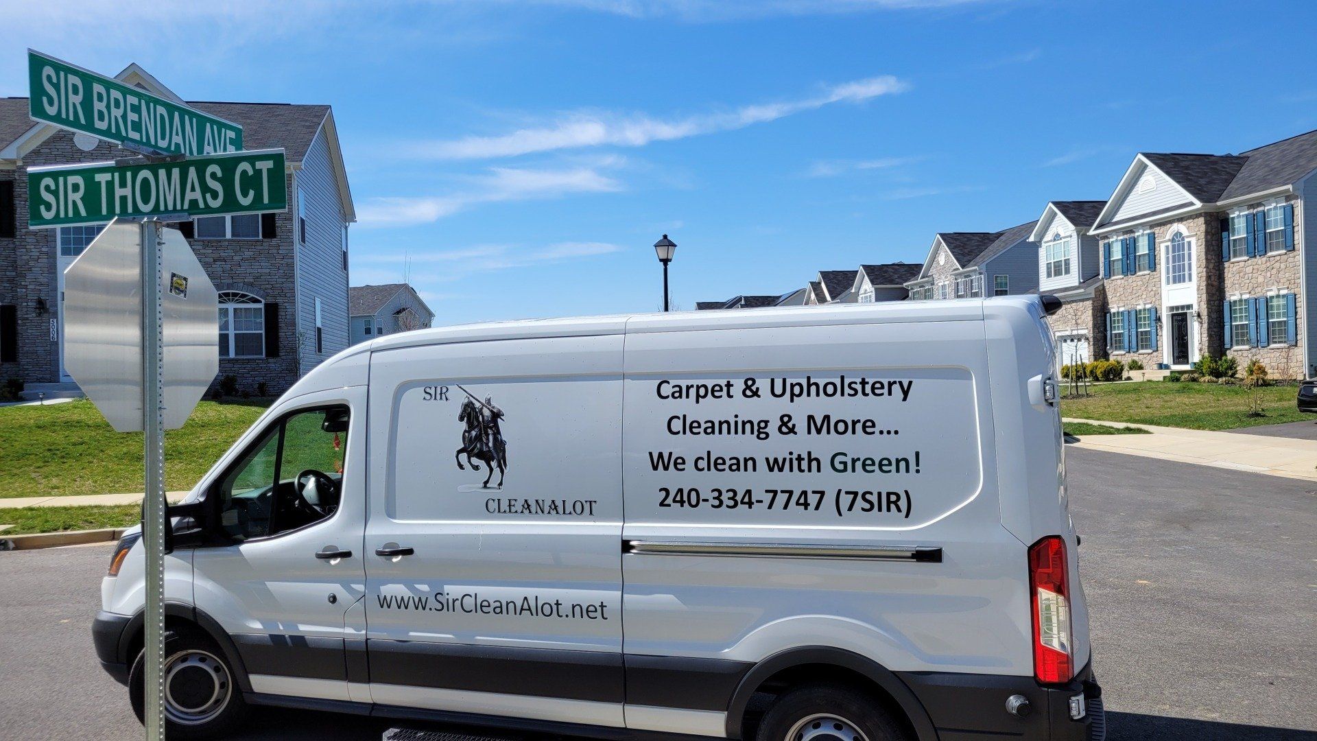 Sir CleanAlot Truckmount Cleaning vehicle