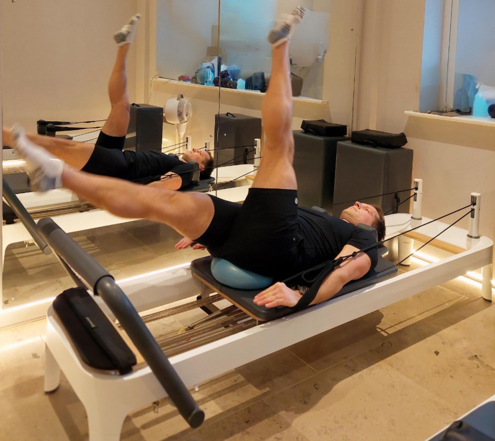 Reformer Pilates for men improving core strength and mobility