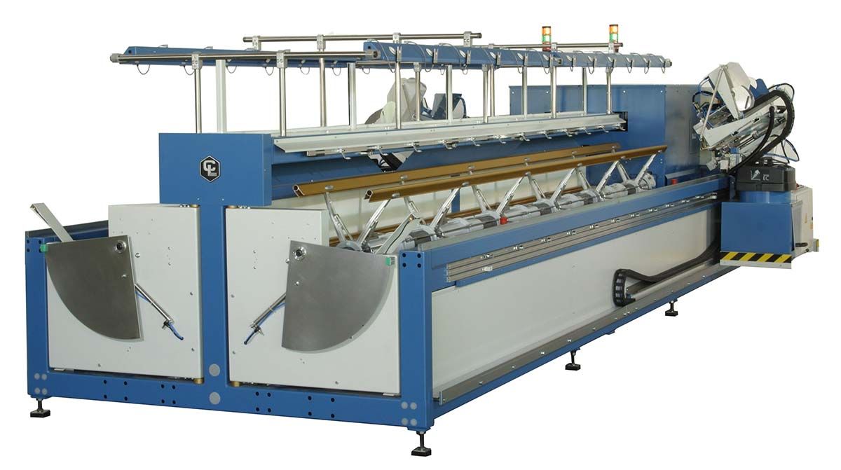 HB 500 mit automatischem Abbindegerät CLT Haspelmaschine Typ HB 500 mit automatischem Abbindegerät CLT