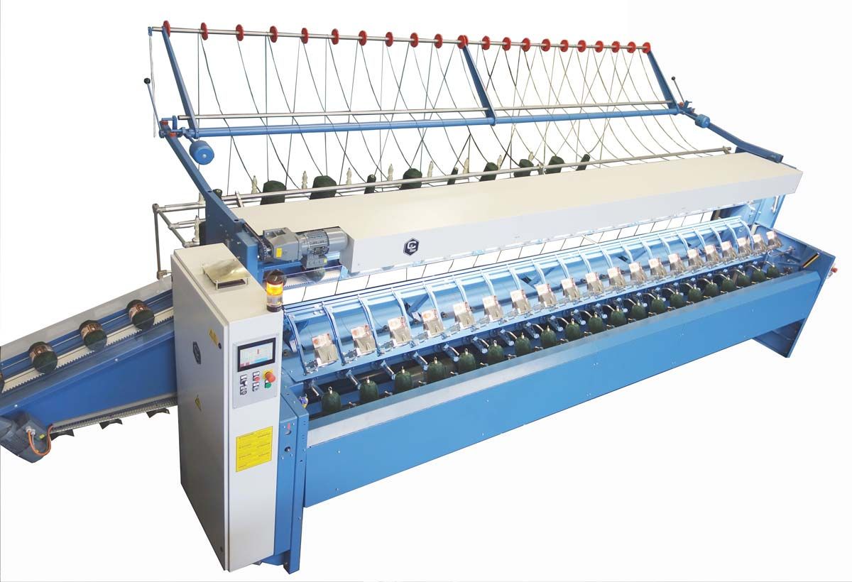 HB 500 mit automatischem Abbindegerät CLT Haspelmaschine Typ HB 500 mit automatischem Abbindegerät CLT