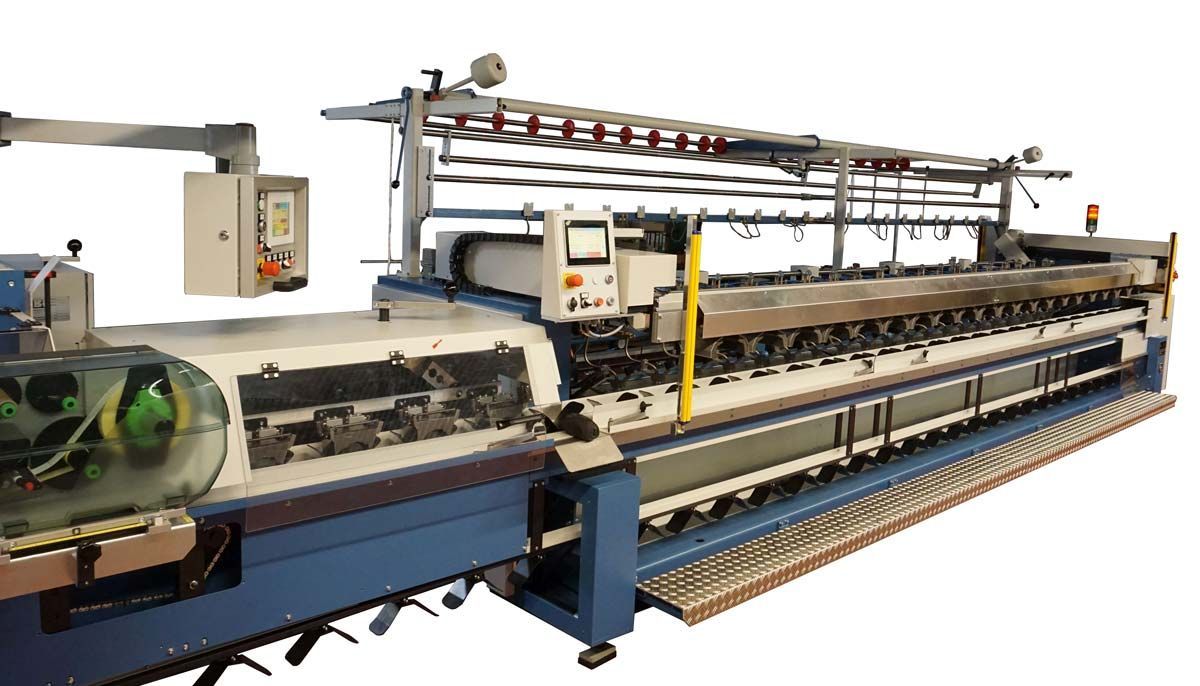 HB 500 mit automatischem Abbindegerät CLT Haspelmaschine Typ HB 500 mit automatischem Abbindegerät CLT