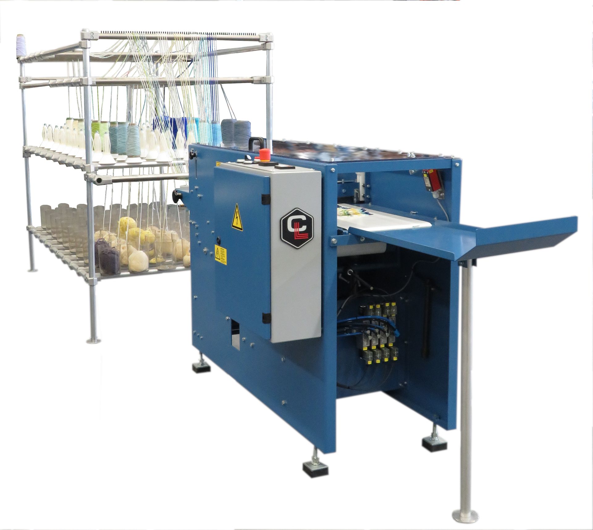 HB 500 mit automatischem Abbindegerät CLT Haspelmaschine Typ HB 500 mit automatischem Abbindegerät CLT