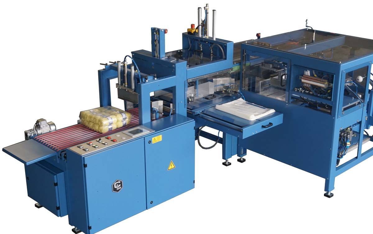 HB 500 mit automatischem Abbindegerät CLT Haspelmaschine Typ HB 500 mit automatischem Abbindegerät CLT