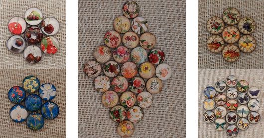 Glass Fridge Magnets