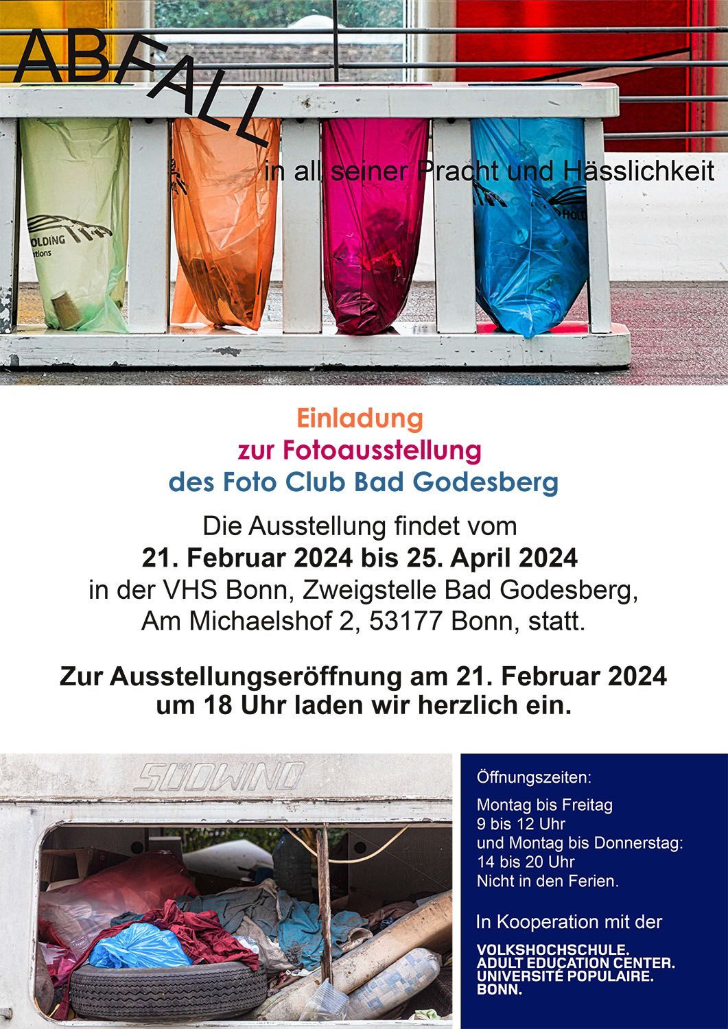 Ausstellungsplakat 2024 - Foto Club Bad Godesberg