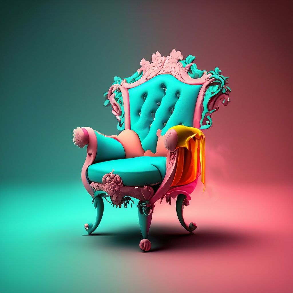 Graphic image of a chair
