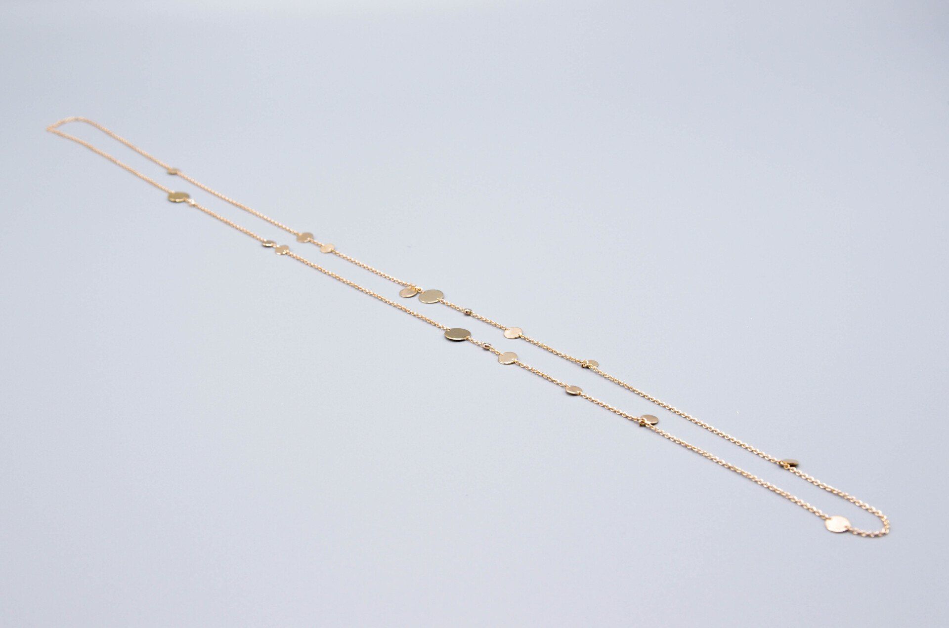 Kette, 750 Rosegold, Brilliant, Goldschmiede München
